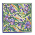 Iris Reverie - 100% Mulberry Silk Scarf Sample